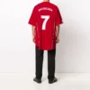 Oversized-Fußball-T-Shirt „Red White“ 641666TJV056540