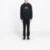 Oversized-Hoodie aus Interlock-Stoff mit BB-Logo „Schwarz-Gelb“ 578138TEV191361