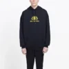 Oversized-Hoodie aus Interlock-Stoff mit BB-Logo „Schwarz-Gelb“ 578138TEV191361