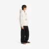 Oversized-Hoodie mit Reißverschluss für Herren in Creme Oversized-Hoodie mit Reißverschluss für Herren in Creme