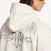 Oversized-Hoodie mit Reißverschluss für Herren in Creme Oversized-Hoodie mit Reißverschluss für Herren in Creme