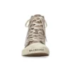 Paris High-Top-Sneaker „Tan BB Monogram Cotton and White Rubber“ 688756W3RQ12298