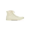 Paris High-Top-Sneaker „White Destroyed Cotton and White Rubber“ 688756W3RC49090