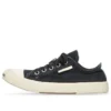 Paris Low-Top-Sneaker „Schwarze, zerrissene Baumwolle und weißer Gummi“ 688754W3RC21090