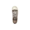 Paris Low-Top-Sneaker „Tan Allover Logo Cotton and White Rubber“ 688754W3RQ22298