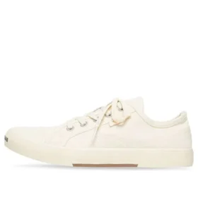 Paris Low-Top-Sneaker „White Destroyed Cotton and White Rubber“ 688757W3RC59090