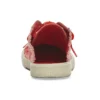 Paris Pantoletten „Red Destroyed Cotton and White Rubber“ 693952W3RC36090