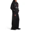 Paris Soccer Hoodie mit Reißverschluss, Medium Fit „Schwarz Weiß“ 744457TPVS61070