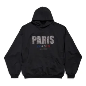 Paris Strass Hoodie Large Fit „Black“ 803265TRVL41000 Paris Strass Hoodie Large Fit „Black“ 803265TRVL41000