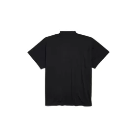Paris Strass T-Shirt Oversized „Schwarz“ 787349TRVL51000
