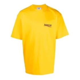 Political Campaign T-Shirt, Large-Passform „Gelb“ 641655TKVJ17442