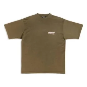 Political Campaign T-Shirt, Large-Passform „Khaki“ 641675TKVJ12463