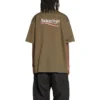 Political Campaign T-Shirt, Large-Passform „Khaki“ 641675TKVJ12463