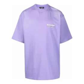 Political Campaign T-Shirt, Large-Passform „Purple“ 641675TKVJ13072