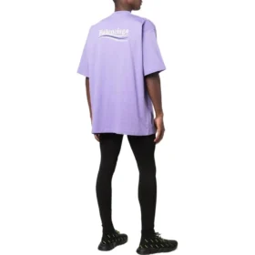 Political Campaign T-Shirt, Large-Passform „Purple“ 641675TKVJ13072