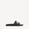 Pool-Sandalen für Herren in Schwarz/Weiß Pool-Sandalen für Herren in Schwarz/Weiß