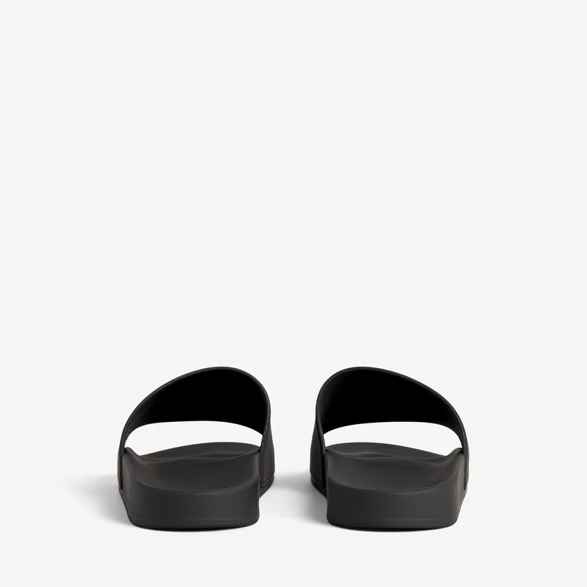 Pool-Sandalen für Herren in Schwarz/Weiß Pool-Sandalen für Herren in Schwarz/Weiß