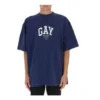 Pride T-Shirt, Boxy-Passform „Navy“ 651795TLV938561