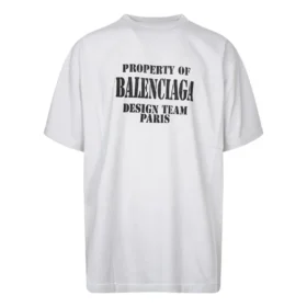 Property Vintage-T-Shirt, Large-Passform „Weiß Schwarz“ 641675TMVH89012