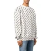 Pullover mit durchgehendem Logo und Rundhalsausschnitt „White Black“ 702952T32339054