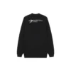 Pullover mit gesticktem Logo, mittlere Passform „Schwarz“ 652981TKV871070
