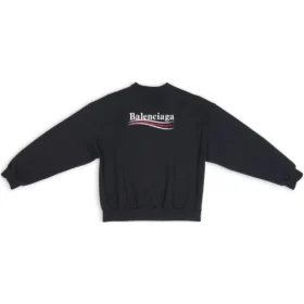 Pullover mit Rundhalsausschnitt „Black“ für die Political Campaign 697869TKVI91070