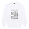 Pullover mit Venezia-Print „White“ 652981TKV899094