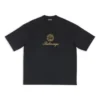 Qixi Crest T-Shirt, mittlere Passform „Schwarz“ 612966TMVL41075