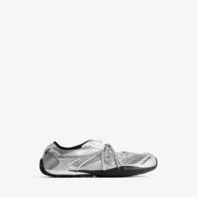 Radar-Slip-On-Sneaker für Damen in Grau/Schwarz/Weiß