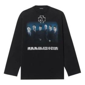 Rammstein Deutschland Band Crossover Langarm-Shirt Unisex Schwarz 651796TLV511000