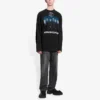 Rammstein Deutschland Band Crossover Langarm-Shirt Unisex Schwarz 651796TLV511000