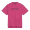 Retail Therapy Slit T-Shirt „Burgundy Black“ 675016TLVB16165