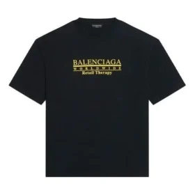 Retail Therapy T-Shirt, mittlere Passform „Schwarz-Gelb“ 612966TLVB11361