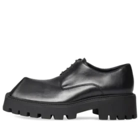 Rhino Derby-Schuhe „Black Smooth Calfskin“ 712391WBB501000