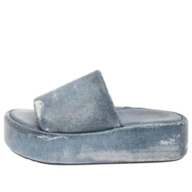 Rise Sandalen „Denim-Print-Leder“ 656960WBMA14000