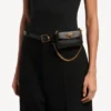 Rodeo-Gürtel für Damen mit Beutel in Schwarz Rodeo-Gürtel für Damen mit Beutel in Schwarz