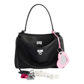 Rodeo Kleine Handtasche im Used-Look mit einem Anhänger „Schwarz“ 7897792AA831000 Rodeo Kleine Handtasche im Used-Look mit einem Anhänger „Schwarz“ 7897792AA831000