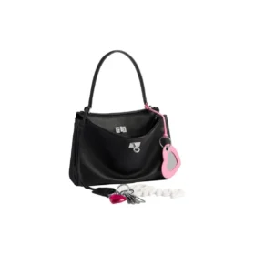 Rodeo Kleine Handtasche im Used-Look mit einem Anhänger „Schwarz“ 7897792AA831000 Rodeo Kleine Handtasche im Used-Look mit einem Anhänger „Schwarz“ 7897792AA831000
