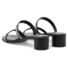 Runde 40-mm-Sandalen „Black“ 695000WCAE11090