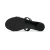 Runde 40-mm-Sandalen „Black“ 695000WCAE11090