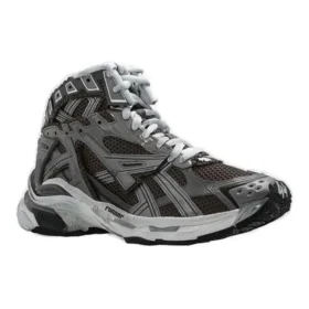 Runner High-Top-Sneaker „Graues, wildlederähnliches Nylongewebe“ 695764W3RH31891