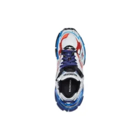 Runner Sneaker „Grau Blau Rot Mesh und Nylon“ 677403W3RB61264 Runner Sneaker „Grau Blau Rot Mesh und Nylon“ 677403W3RB61264