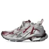 Runner Sneaker „Grey Burgundy Mesh and Nylon“ 677402W3RB39069