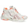 Runner Sneaker „Weiß, Fluo-Orange, Mesh und Nylon“ 677402W3RBM9770