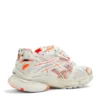 Runner Sneaker „Weiß-Fluo-Orange, Mesh und Nylon“ 677403W3RBM9770