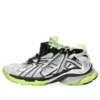 Runner Sneaker „Weiß, Schwarz und Neongelb, Mesh und Nylon“ 677403W3RBP1093