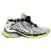 Runner Sneaker „Weiß, Schwarz und Neongelb, Mesh und Nylon“ 677403W3RBP1093