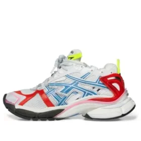 Runner Sneaker „Worn Out White Blue Red Mesh and Nylon“ 677402W3RB69645