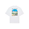Sacr Cur – T-Shirt mit Alphabet-Print, Rundhalsausschnitt und kurzen Ärmeln, Weiß 641532TJVH69000