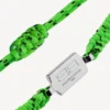 Saint-Germain-Spitzenarmband in Neongrün/Schwarz/Glänzendem Silber Saint-Germain-Spitzenarmband in Neongrün/Schwarz/Glänzendem Silber